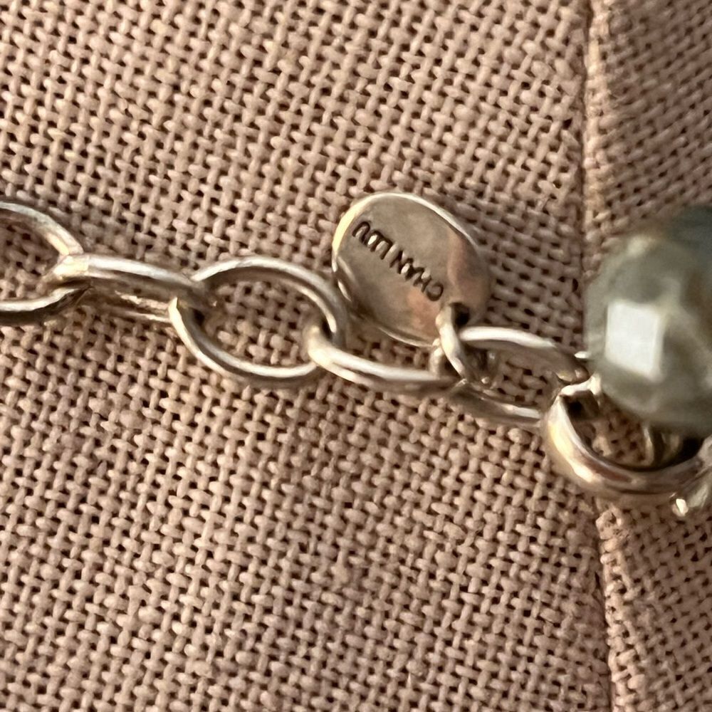 Chan Luu x Anthropologie Sterling Silver 3 Strand Semi-Precious Stone Necklace - Picture 5 of 5